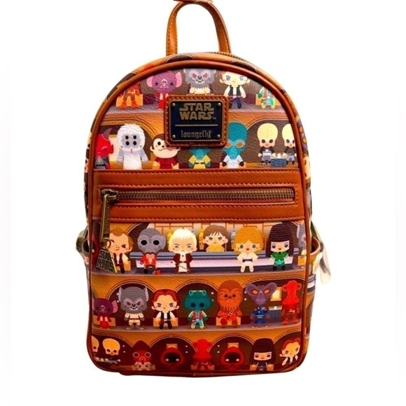 Loungefly StarWars Mos Eisley Cantina Mini-backpack NWT - Picture 1 of 8